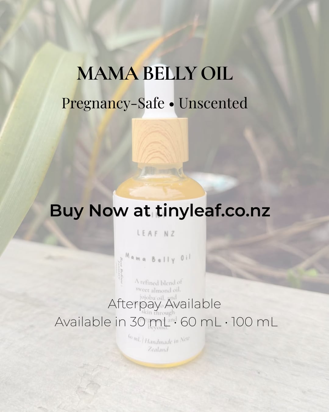 Mama Belly Oil – Pregnancy/Postpartum Nourishing Face + Body Oil