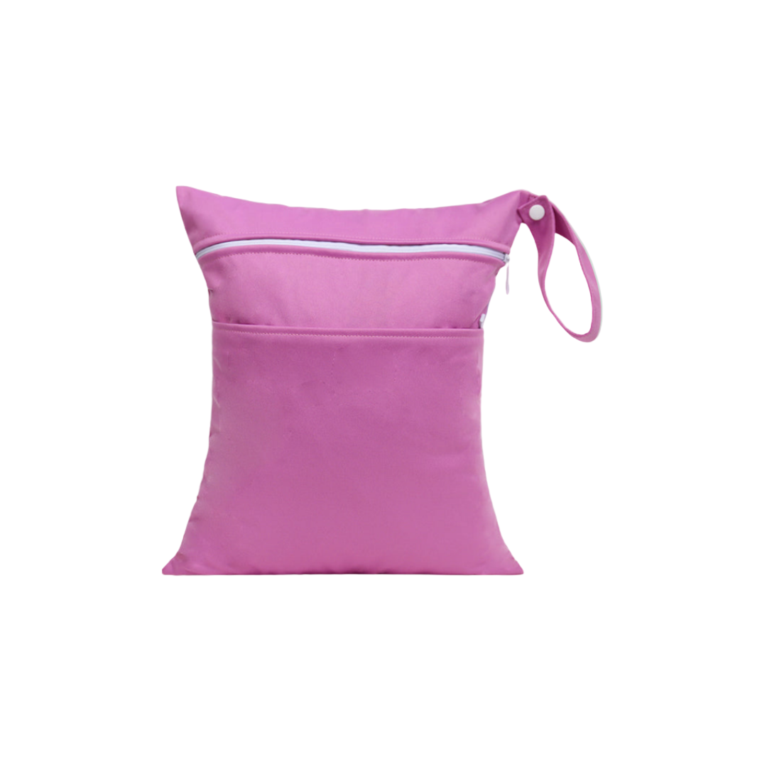 Reusable Wet Bags for Cloth Nappies - Dual Compartment, Waterproof