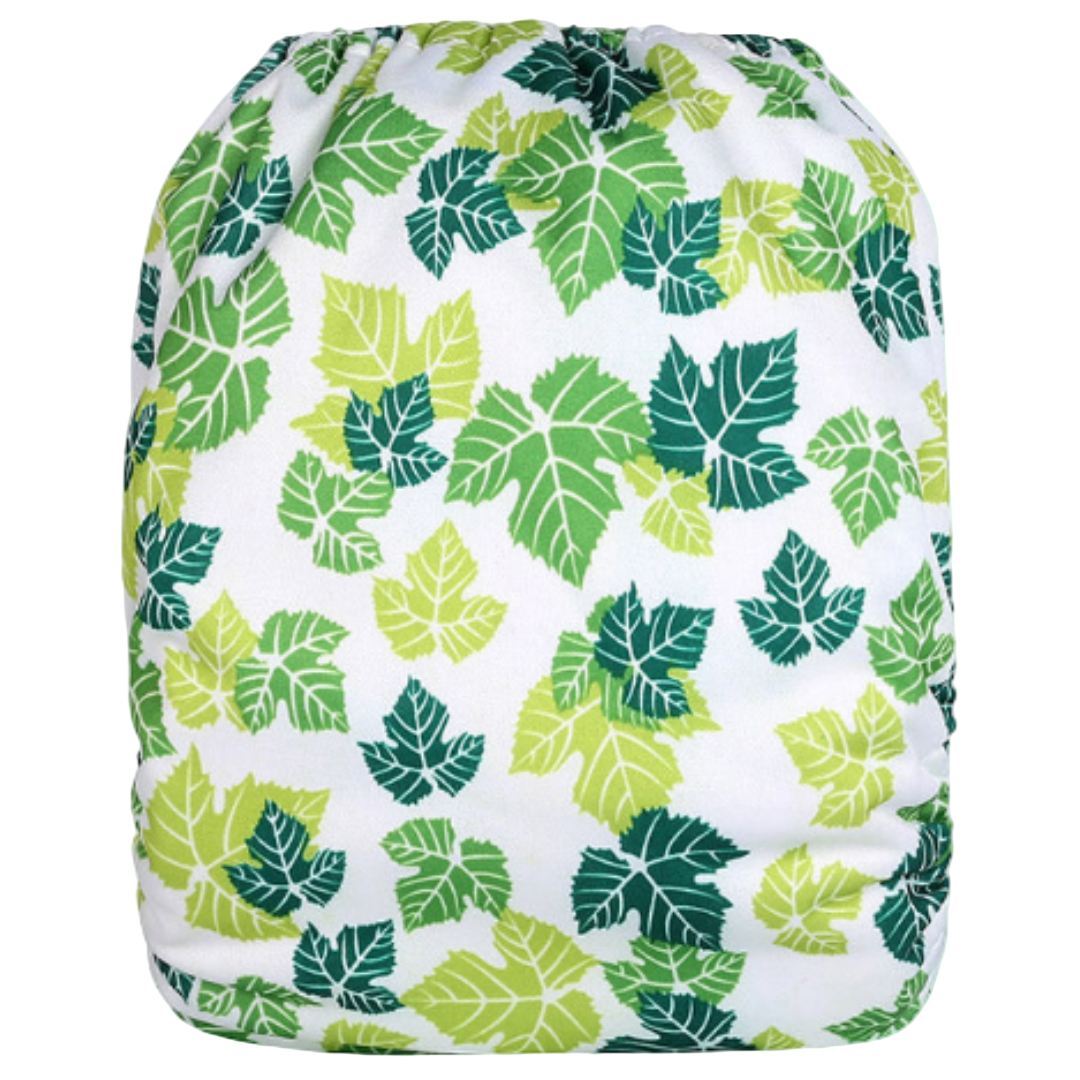Reusable Cloth Nappies - One Size Fits 3-17kg with Bamboo Insert