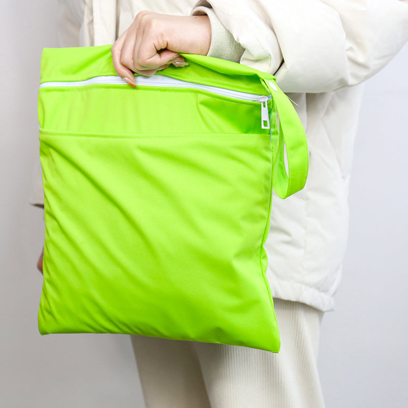 Reusable Wet Bags for Cloth Nappies - Dual Compartment, Waterproof