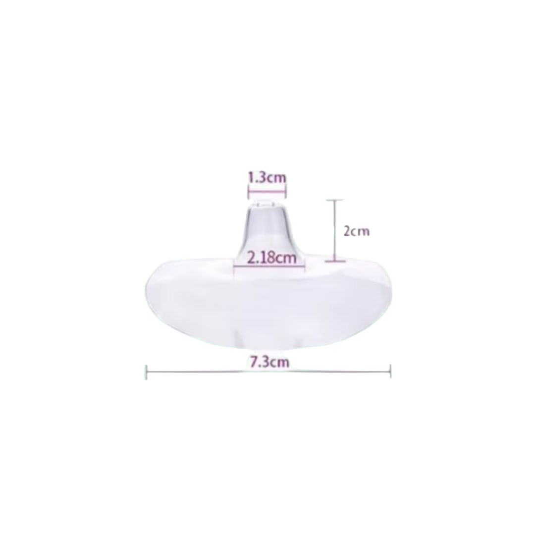 Silicone Nipple Shields for Breastfeeding - 2 Pack