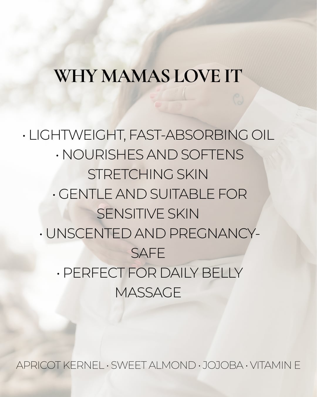 Mama Belly Oil – Pregnancy/Postpartum Nourishing Face + Body Oil
