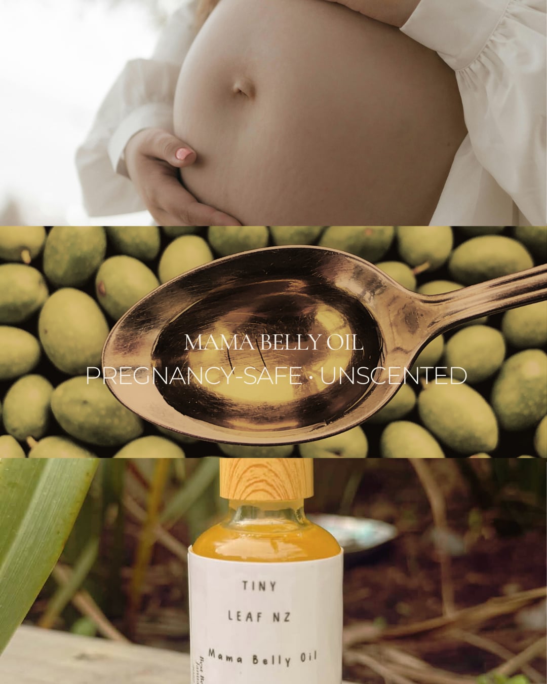Mama Belly Oil – Pregnancy/Postpartum Nourishing Face + Body Oil