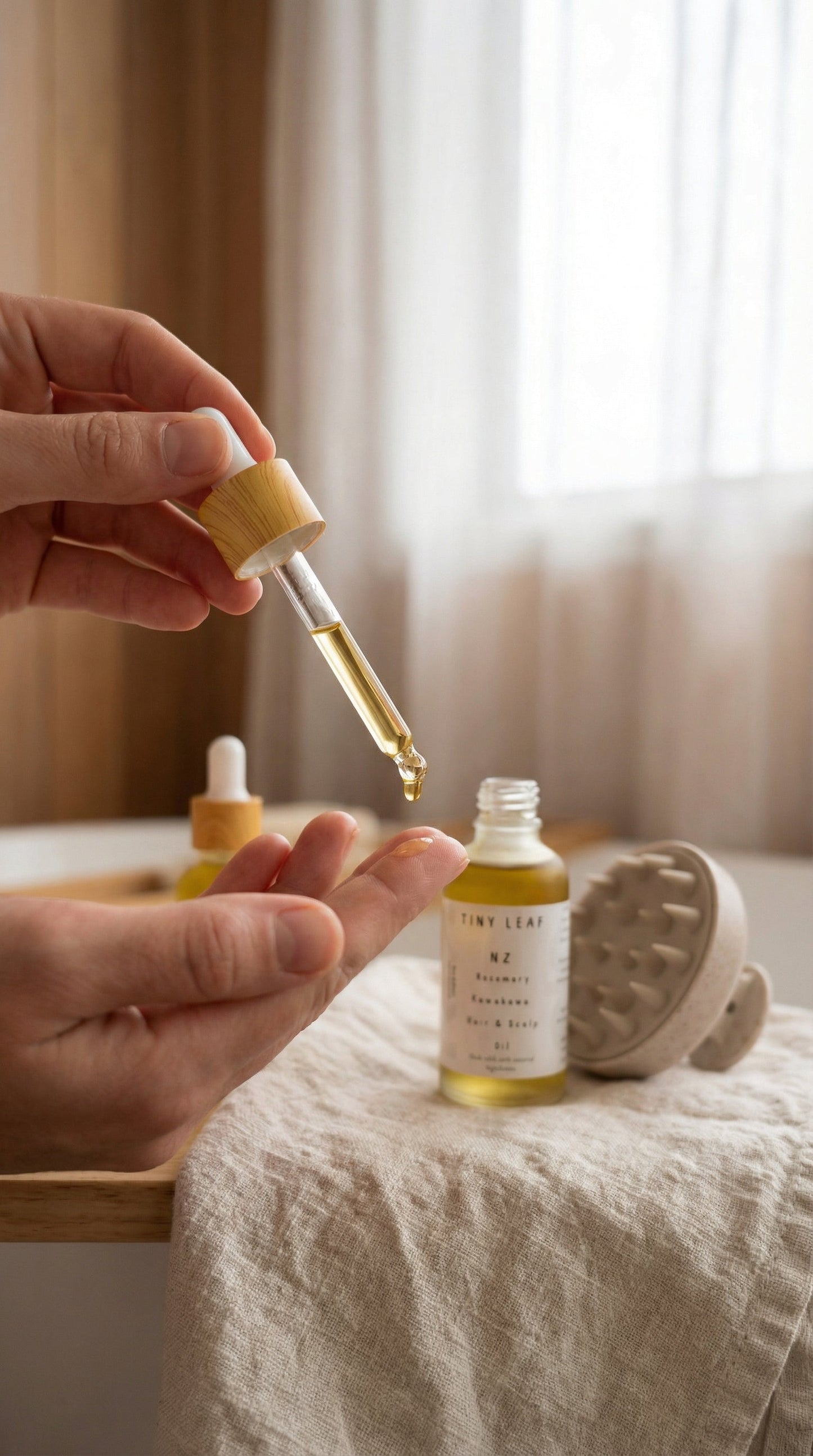 Rosemary Castor + Kawakawa Hair & Scalp Oil | Natural Scalp Treatment NZ