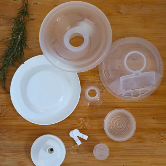 Full Replacement Bowl Set for Wearable Breast Pump - Complete Parts Kit