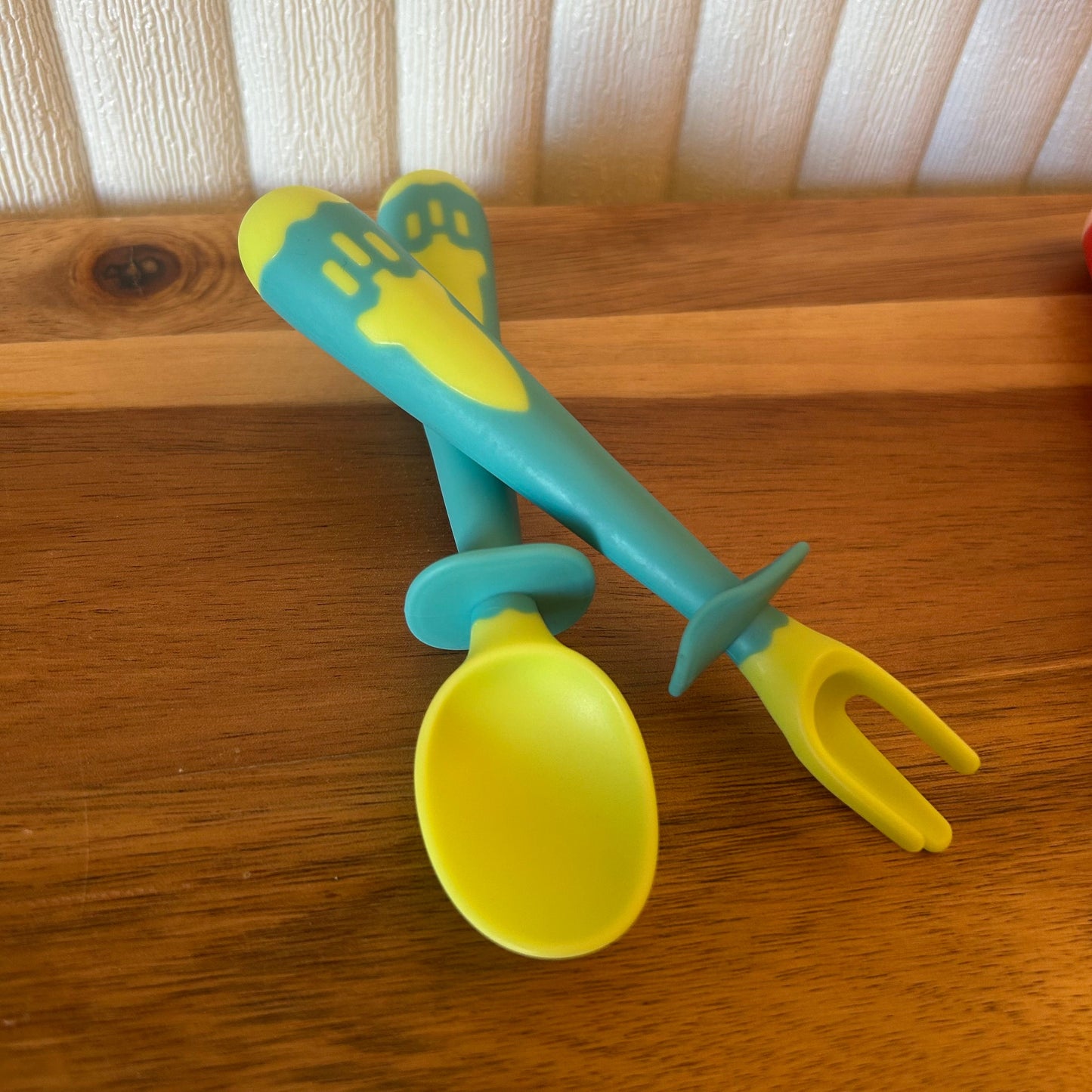 Bendable Baby Fork and Spoon Set - Self-Feeding Utensils