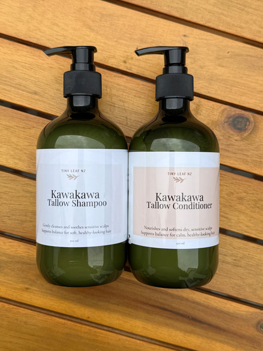 Kawakawa + Tallow Hair Care Duo