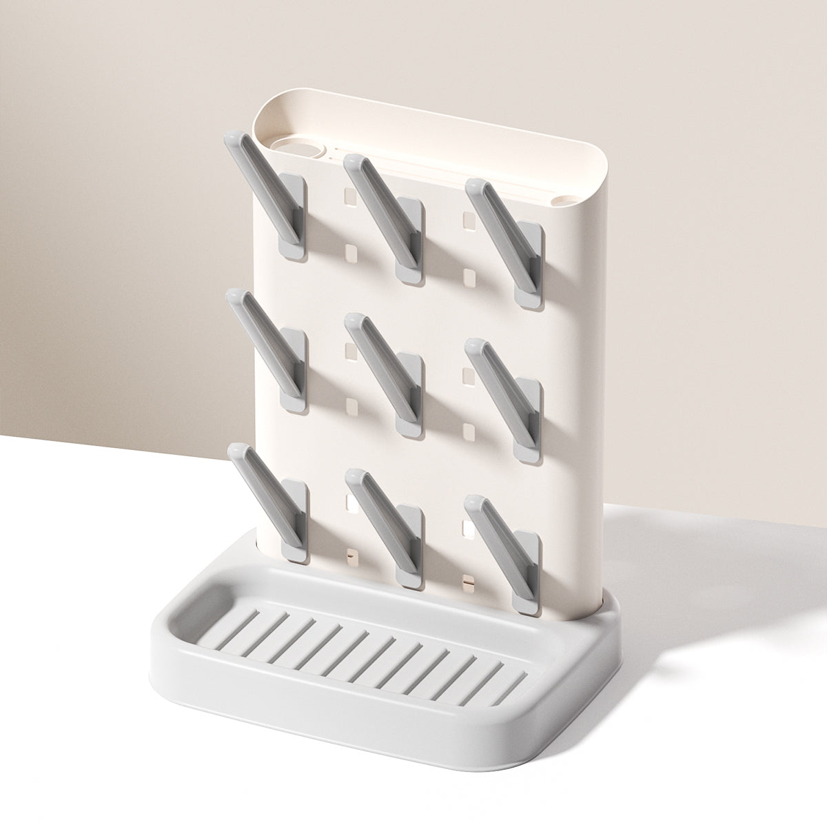 Baby Bottle Drying Rack - Slim, Compact & Organized Storage