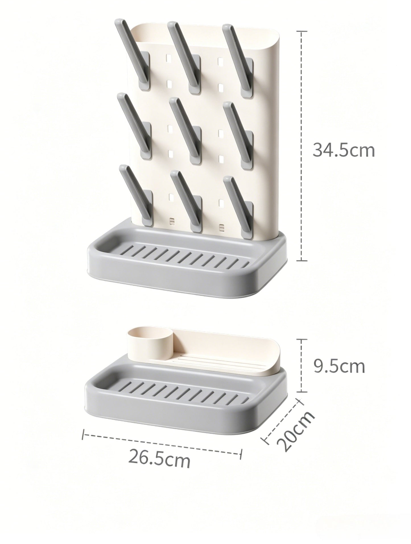 Baby Bottle Drying Rack - Slim, Compact & Organized Storage