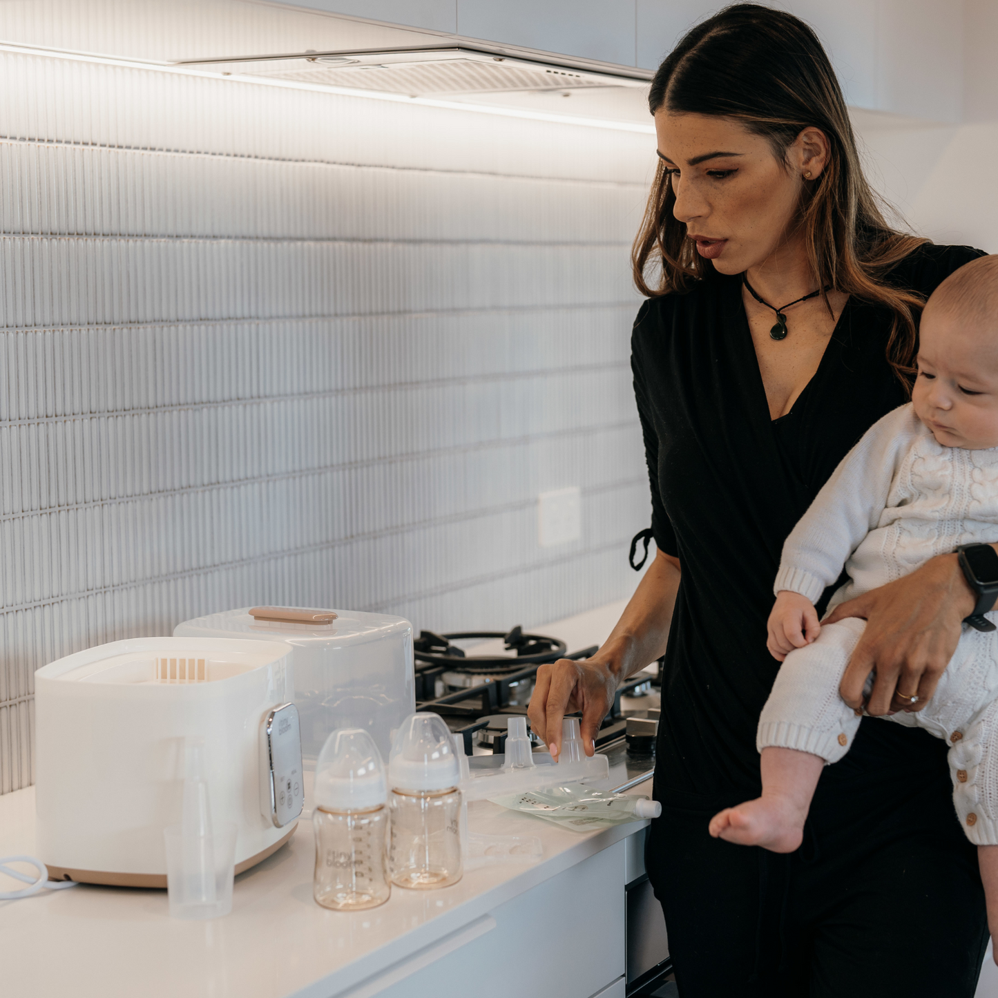 3-in-1 Baby Bottle Steriliser & Dryer - Steam Steriliser