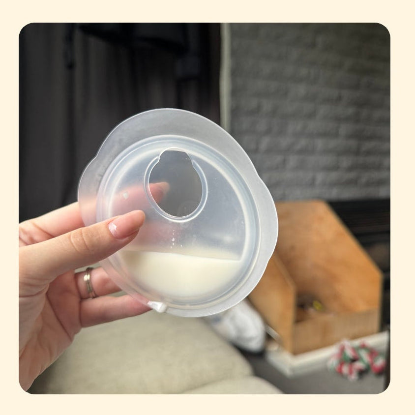 Silicone Breast Milk Collectors - Wearable Milk Catchers 2 Pack